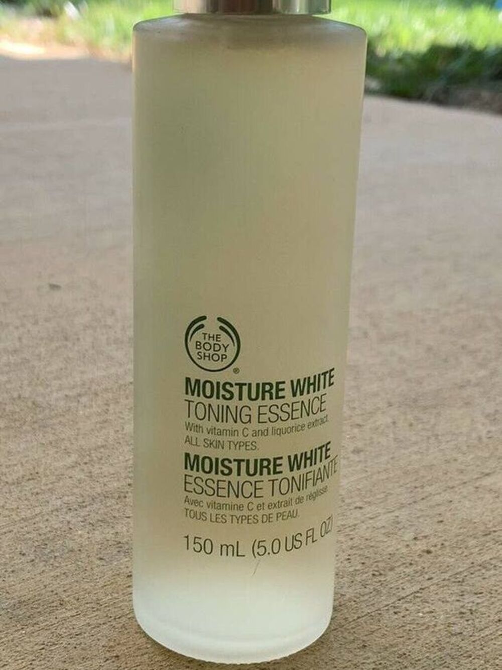 The Body Shop Moisture White Toner Essence discontinued RARE